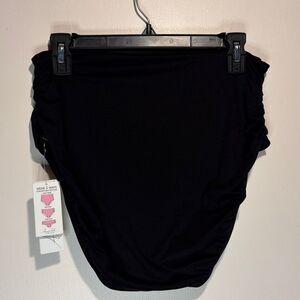 Anne Cole- NWT Women's Wear 3 Ways Convertible Bottom Black- Size 18W
